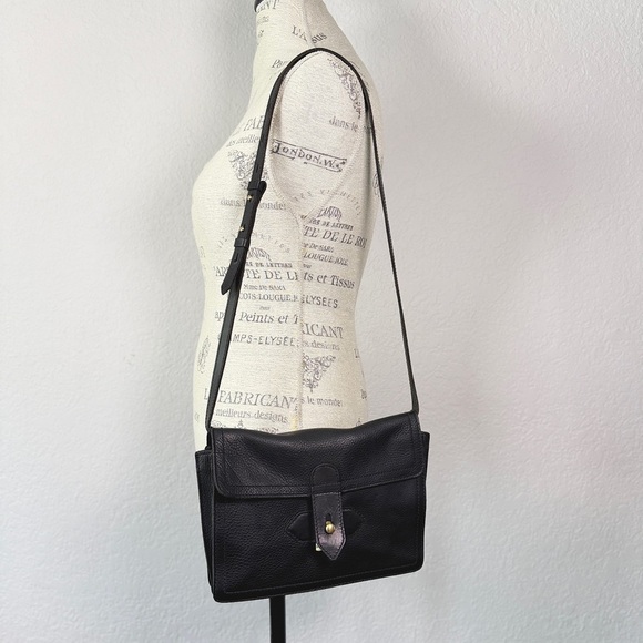 Madewell Black Leather Shoulder Bag - Picture 1 of 10